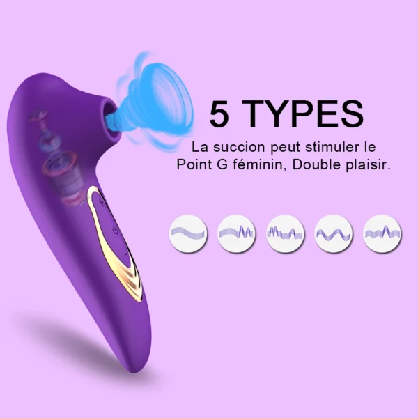Vibromasseur Suceur Clitoridien – Mini, Puissant et Discret – Image 2
