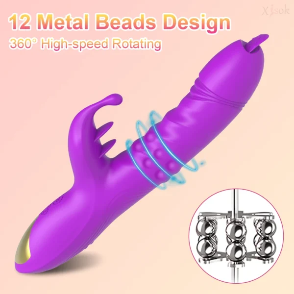 Envoûtante Fusion – Vibromasseur lapin triple stimulation femme – Image 4