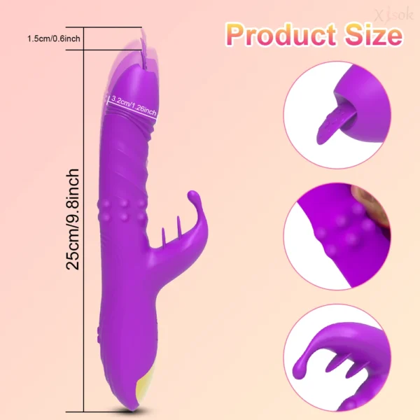 Envoûtante Fusion – Vibromasseur lapin triple stimulation femme – Image 5