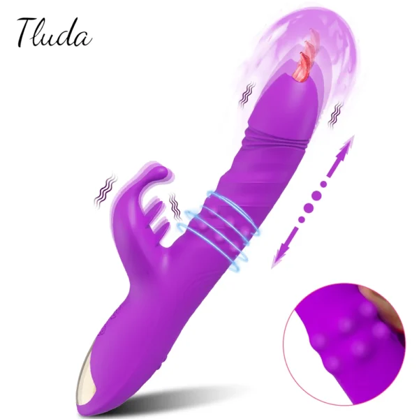 Envoûtante Fusion – Vibromasseur lapin triple stimulation femme