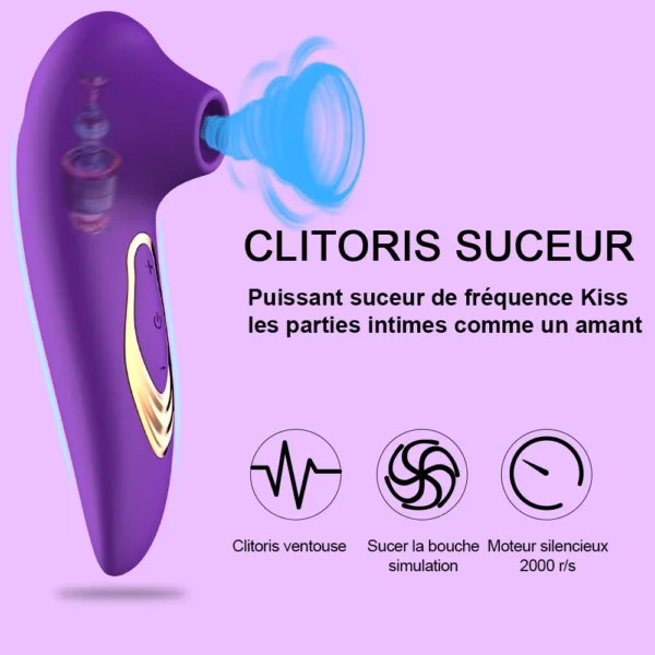 Vibromasseur Suceur Clitoridien – Mini, Puissant et Discret – Image 3