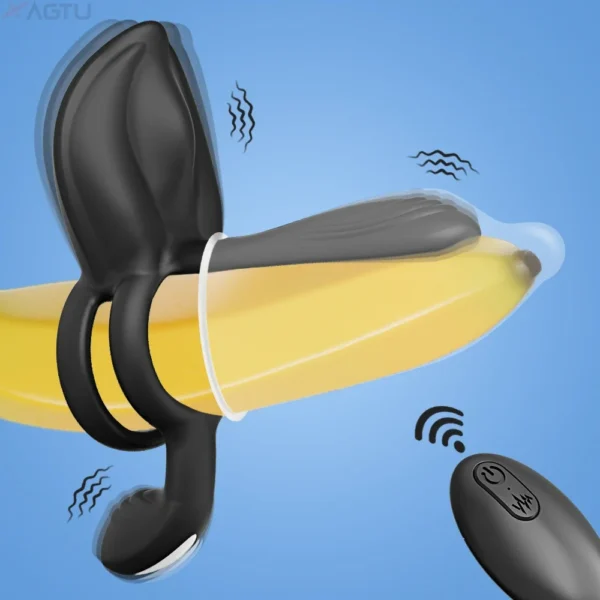 Pulse Noire – Anneau Pénien Vibrant – Image 6