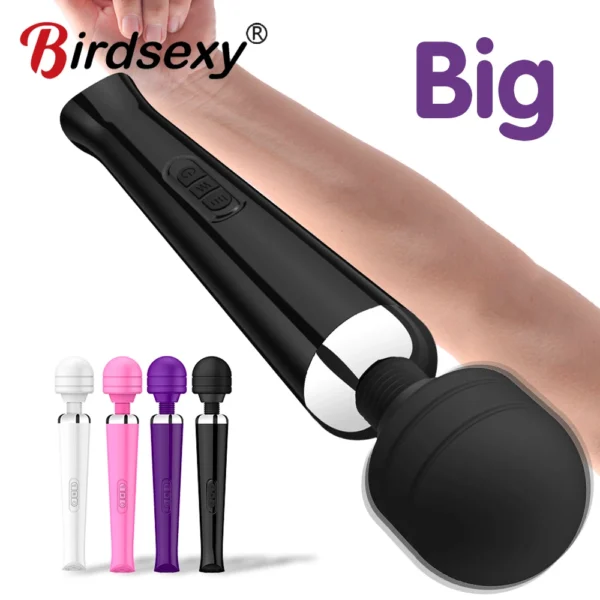 Vibromasseur baguette magique AUREA – Puissance ciblée
