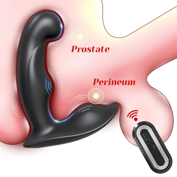 ​Masseur de Prostate Télécommandé Ohio DD02 – Plug Anal Télescopique en Silicone Médical pour Hommes